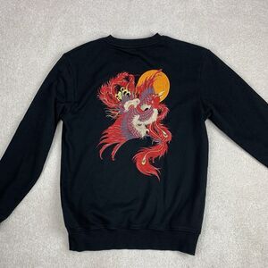 Koisea Embroidered Phoenix Crewneck Pullover Sweatshirt Men’s XL